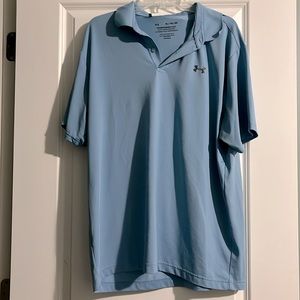 Under Armour Light Blue Performance Polo golf shirt Size XL